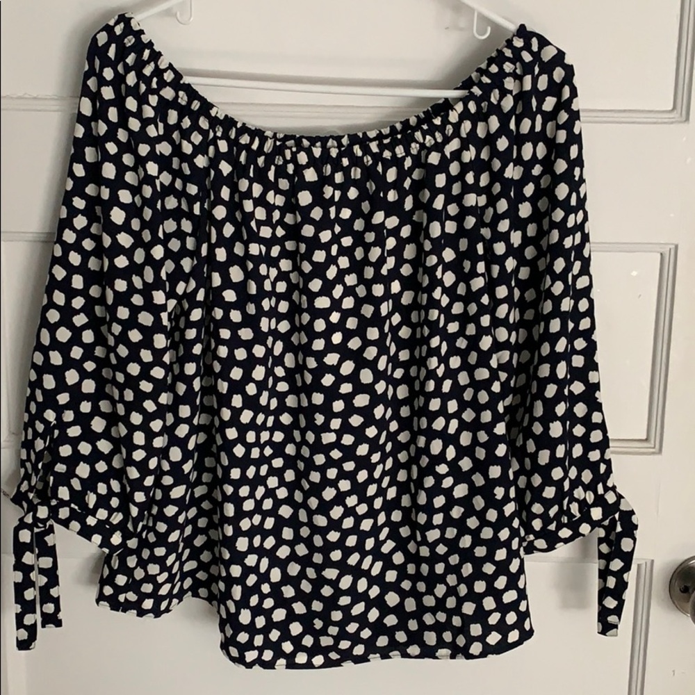 Jcrew Off the shoulder shirt